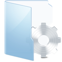 System - Blue - Folders icon